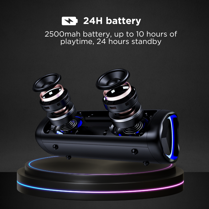 BLACK BassBox Wireless Bluetooth Speaker, with USB and Flash, 10W, Upto 10H Playtime, 1 Yr Warranty BLACK BassBox Wireless Bluetooth Speaker, with USB and Flash, 10W, Upto 10H Playtime, 1 Yr Warranty
